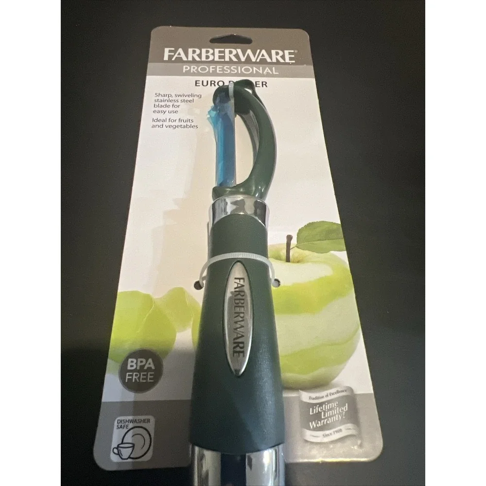 Farberware Professional Euro Vegetable Fruit Peeler with Stainless Steel Blade
